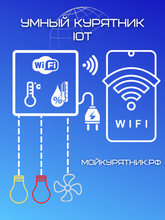 Комплект Контроллер для птичника Мой курятник IoT 4_2 без корпуса + контактор