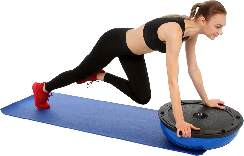 Полусфера Bradex SF 0376 Bosu с эспандерами и насосом