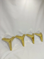 Ножки мебельные Звезда золото 13см/4шт