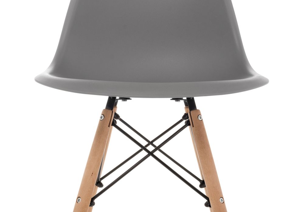 Пластиковый стул Eames PC-015 серый