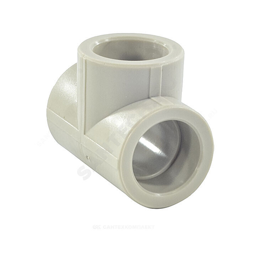Тройник PP-R серый Дн 40 внутренняя пайка VALFEX 10111040Г