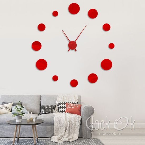 Настенные 3D часы Притягательность