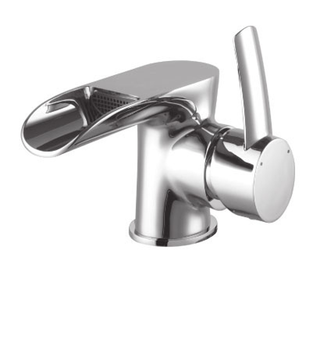 СМЕСИТЕЛЬ ДЛЯ УМЫВАЛЬНИКА МОНОЛИТНЫЙ КАСКАДНЫЙ ХРОМ LM3246C АТЛАНТИСС