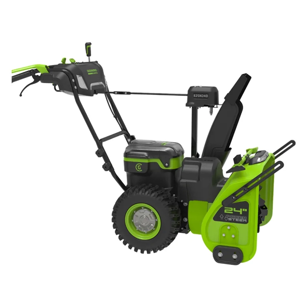 Greenworks GD82ST56 82В аккумуляторный снегоуборщик (без АКБ и ЗУ) ковш 61 см, выброс 15 м 2602807