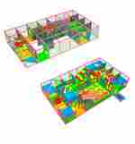 Детский уличный игровой лабиринт с крышей «Цирковой» 8,61×4,92×3,5 м