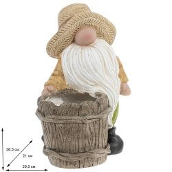 GAEM Фигурка декоративная "Гном", L29 W21 H37 см