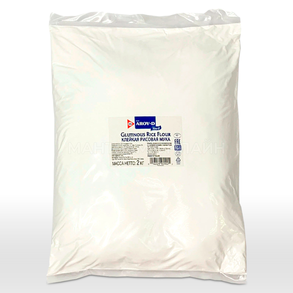 Мука рисовая клейкая Aroy-D Glutinous Rice Flour 2000 г