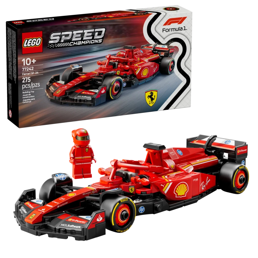 Конструктор LEGO Speed Champions 77242 Гоночный автомобиль Ferrari SF-24 F1