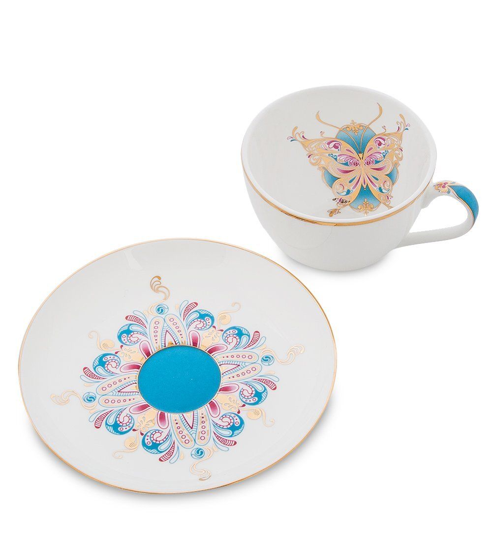 Pavone JK- 94 Чайный набор на 2 перс. «Песня Мотылька» (Canzone Falena  )