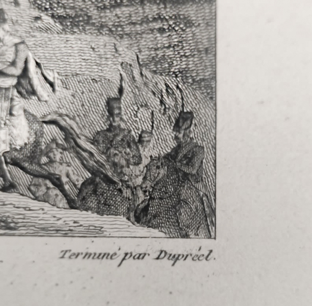 Битва в Кастильоне. Гравюра из альбома Военные кампании Франции. Париж.1834