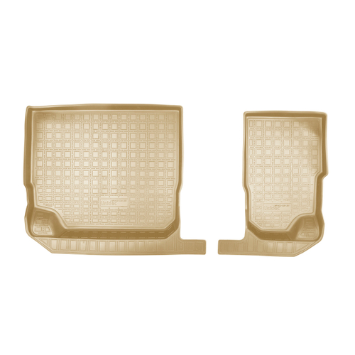 Ковры в салон Norplast/Unidec для Skoda Kodiaq (2017-)Полиуретан,Бежевый,3 ряд арт.NPA00-C81-251-B