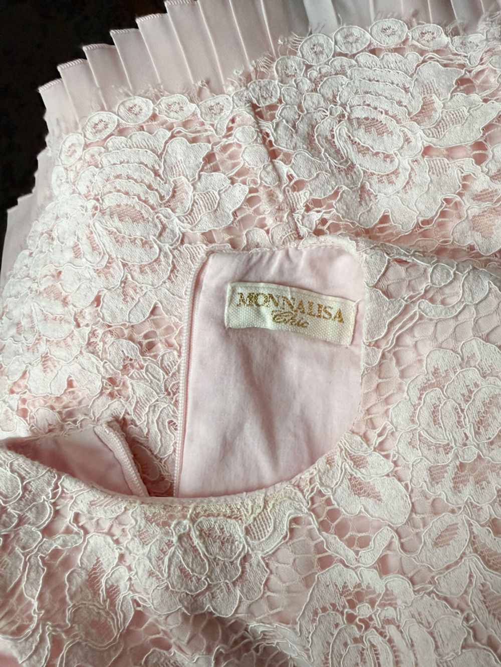 Кружевное платье Monnalisa, 80