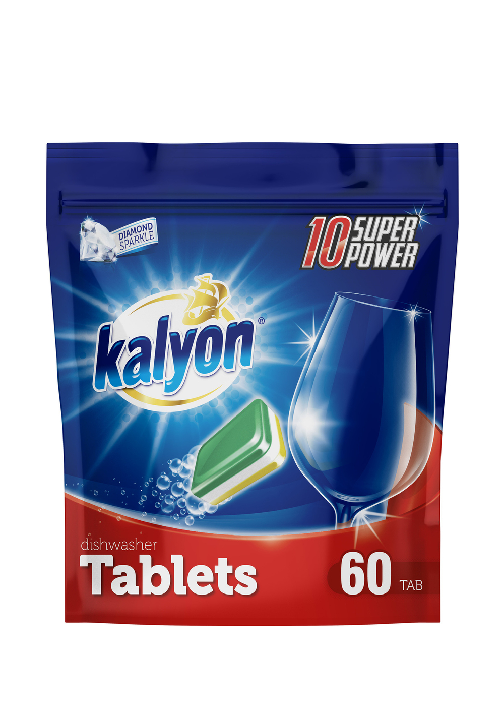 Таблетки для посудомоечной машины 60шт  Kalyon