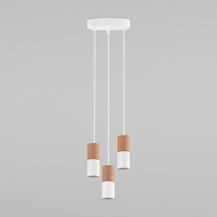 Подвесная люстра TK Lighting 6306 Elit White Wood