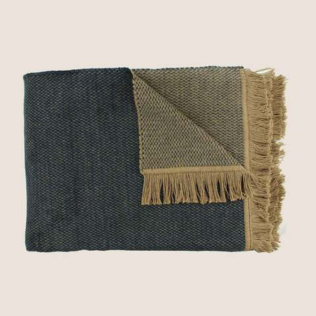 Плед Sharmes Indigo gold