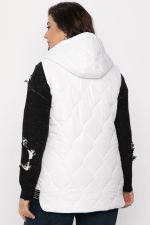 Жилет утепленный Дана Мур (белый) Б14308-18М LT Collection