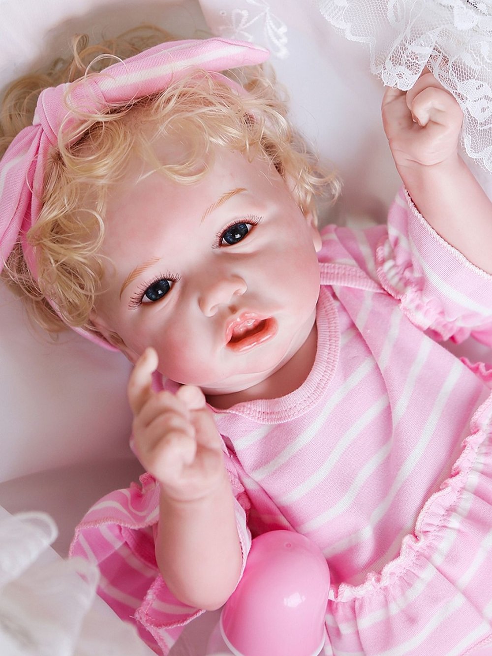 Кукла Реборн виниловая 55см в пакете (FA-328)