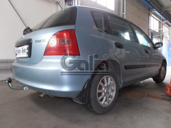 Фаркоп оцинкованный Galia H012A для Honda Civic хетчбек 5 дверей 2000-2003(паспорт и сертификат в комплекте)(без электрики)