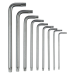 Набор ключей имбусовых Torx-Tempered, TT10-50, CrV, 9 шт., удлиненные Deznel