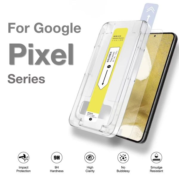 Защитное стекло для Google Pixel 9a (в комплекте с рамкой для установки)
