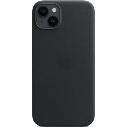 Кожаный чехол с поддержкой MagSafe Apple Leather Case для iPhone 14 Plus, Midnight (Темная ночь)