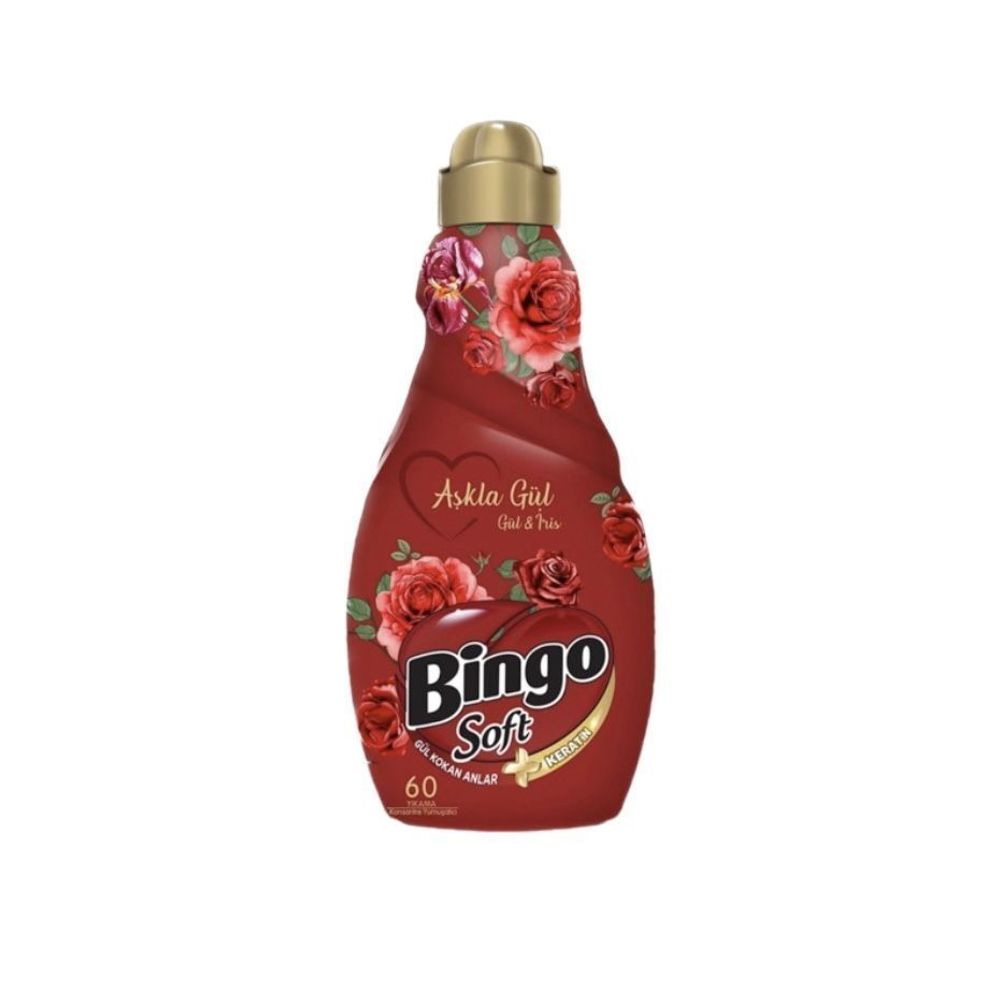 Bingo Soft  кондиционер для белья красные розы 1440мл