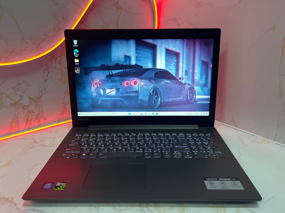 Ноутбук Lenovo 330-15ICH. CPU: i5-8300H 2.3 ГГц, RAM: 8 ГБ, HDD: 1 Тб+16 Гб Intel Optane, GPU: GeForce GTX 1050 4 ГБ, OS: Windows 11, LCD: 15.6" 1920x1080, Состояние: B1