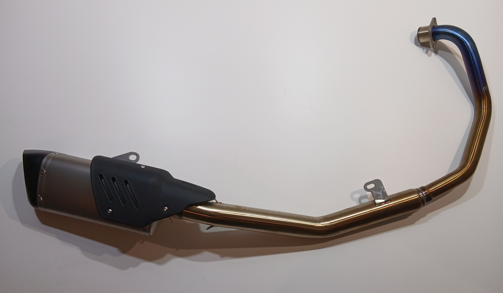 Глушитель в сборе мотоцикл Motoland 300 DF BIG BORE