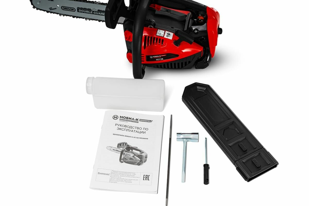 Бензопила МОБИЛ К XC128 ПРЕМИУМ 28,5 куб.см., 1,3 л.с., 3,2 кг, шина 12, Comfort Start, Oregon пильн(MBK0027193)