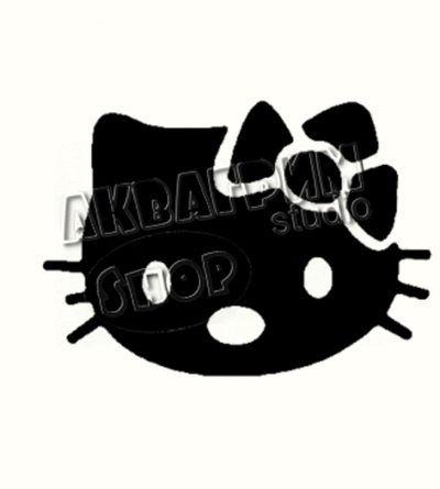 Трафарет для блеск тату "Kitty