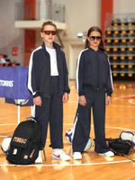 Костюм для девочки Успех-1 Виотекс ГРАФИТОВЫЙ