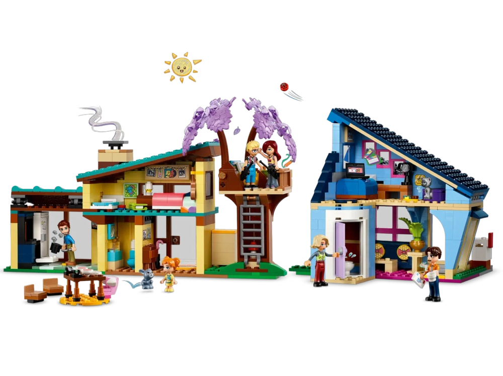 Конструктор LEGO Friends 42620 Семейные дома Олли и Пейсли