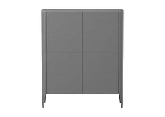 Шкаф Type oak 4 двери (серый)