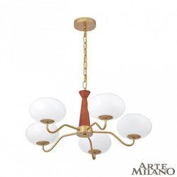 Подвесная люстра Arte Milano AM-Napoli 310166/D680/5 BS/WD