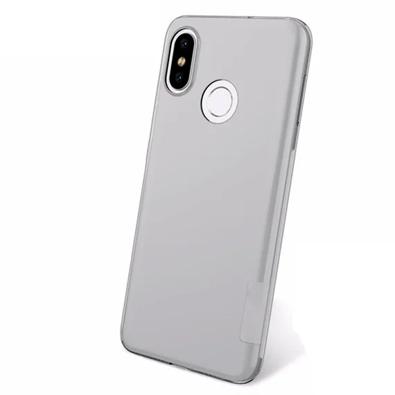 Силиконовый чехол Nillkin для Xiaomi Mi8SE (Серый)