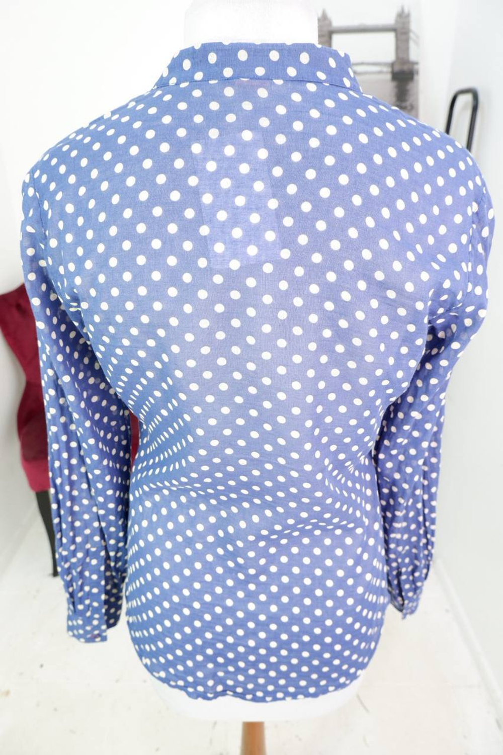 Блузка Thomas Pink в горошек, маркировка 10, визуально на 46 размер