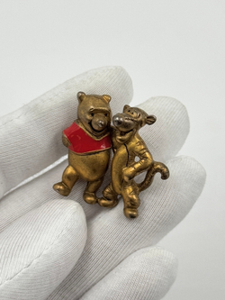 Брошь Винни Пух и Тигра Winnie-the-Pooh, Disney