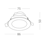 Светильник встраиваемый LED 6W 4000K