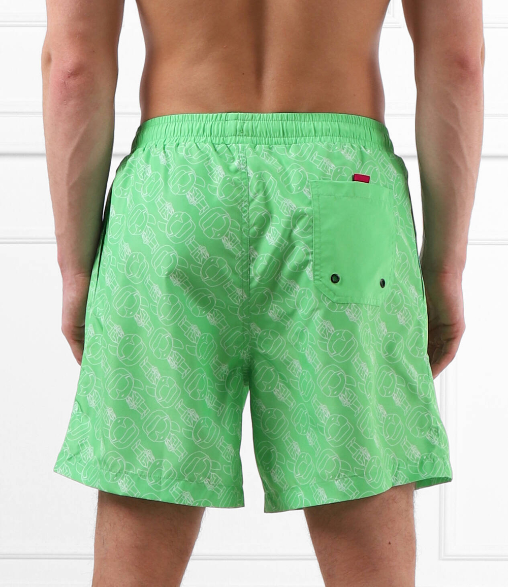 Ikonik 2.0 aop med boardshorts Karl Lagerfeld - зеленый(230M2212)