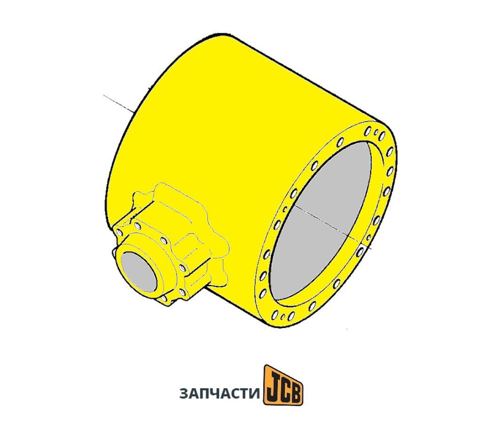 Корпус дифференциала моста JCB 458/20522