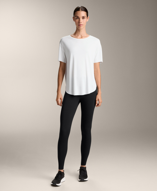 Oysho Футболка из модала с короткими рукавами, белый