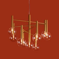 Люстра на штанге Freya Luce FR5584CL-L45G