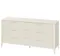 Комод Type 6 ящиков ширина 170 см (молочный)
