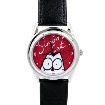 Часы наручные Simon's Cat красные