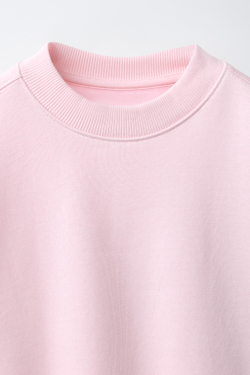 ZARA ОДНОТОННАЯ ТОЛСТОВКА, РОЗОВЫЙ