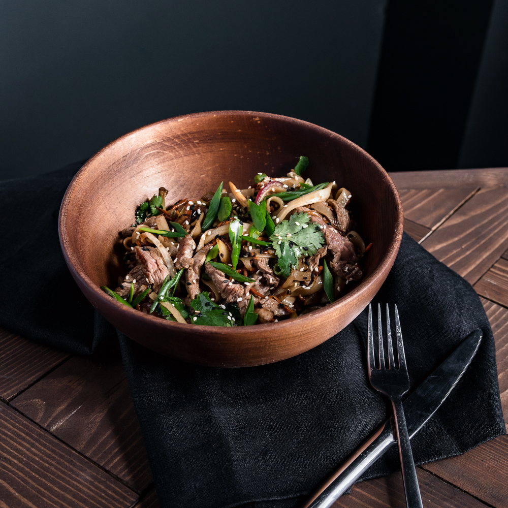 Деревянная глубокая тарелка Art of Siberia из сибирского кедра. T164