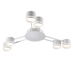 8235/6C COMFI LN25 200 белый, металл Люстра потолочная LED GX53 6*12W 220V GARETA