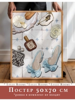 постер на кухню 50х70 см интерьерный