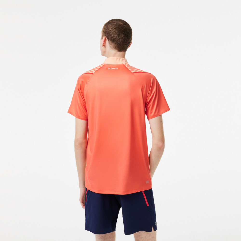 Мужское теннисное поло Lacoste Polo Men - Red, Orange