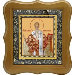 Иоанн Милостивый Святитель. Икона на холсте.